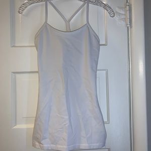 White lululemon align tank top